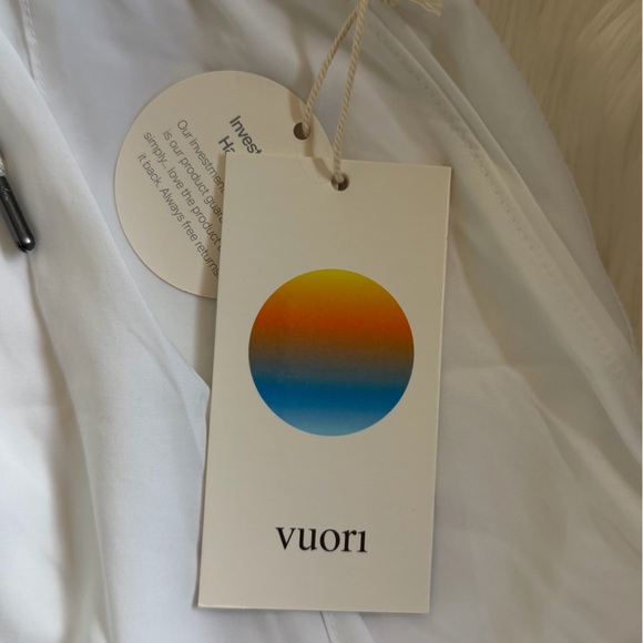 Vuori White Drawstring Midi Skirt - Picture 2 of 5